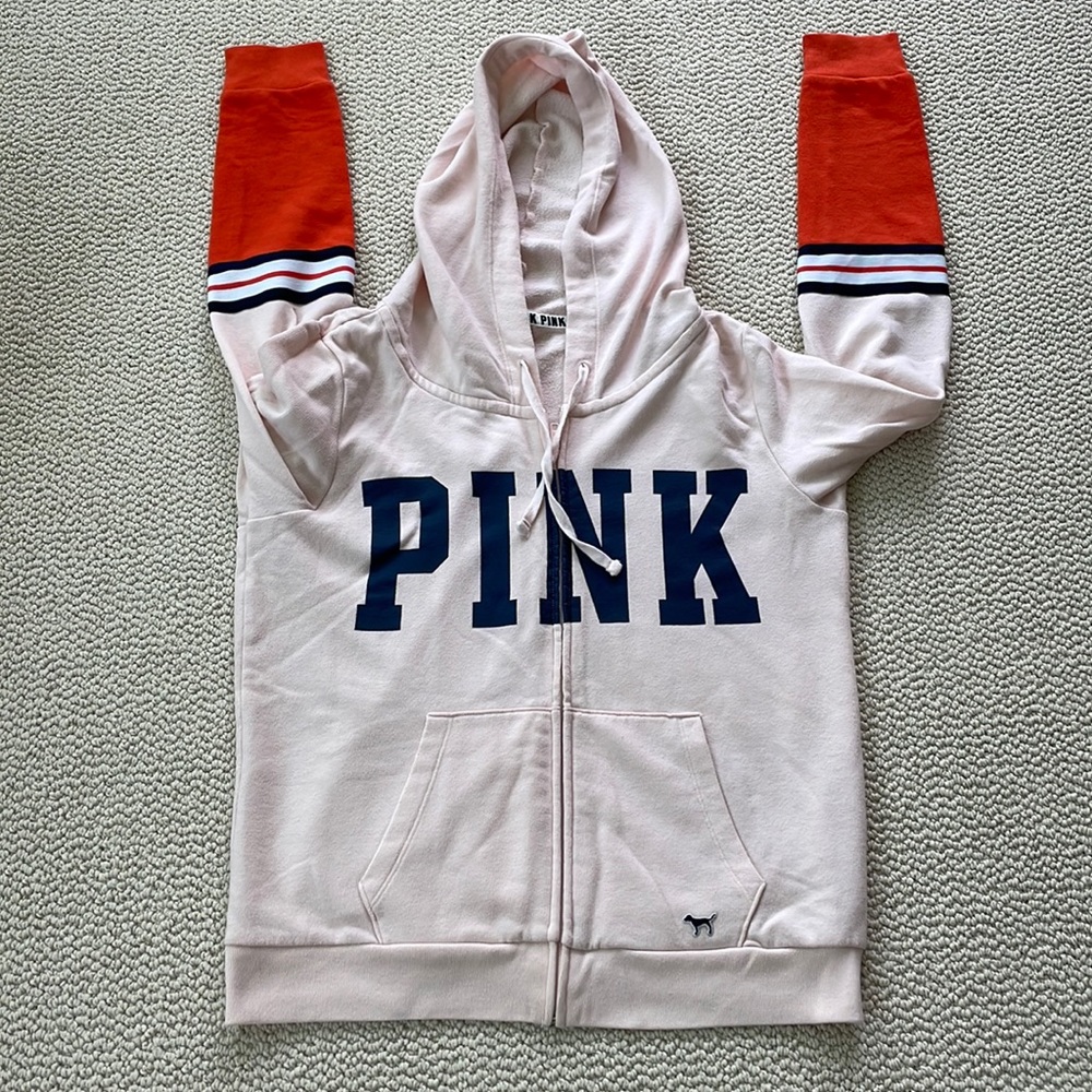 PINK Victoria’s Secret Full Zip Hooded Sweatshirt